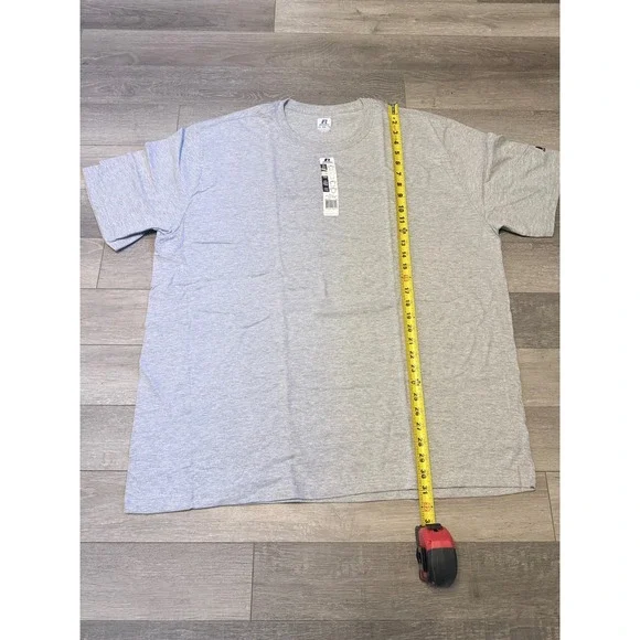 Russell Athletic T-Shirt Mens XXL Grey Short Sleeve Crewneck New - Picture 6 of 8